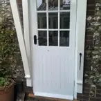 Hardwood backdoor, Findon West Sussex